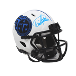 Derrick Henry Tennessee Titans Signed Authentic Lunar Mini Helmet BAS Beckett
