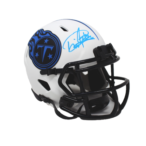 Derrick Henry Tennessee Titans Signed Authentic Lunar Mini Helmet BAS Beckett