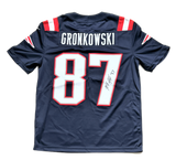 Rob Gronkowski New England Patriots Signed Color Rush Nike Limited Jersey JSA