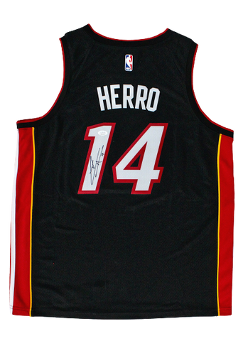Tyler Herro Miami Heat Signed Black Nike Swingman NBA Jersey Boy Wonder JSA