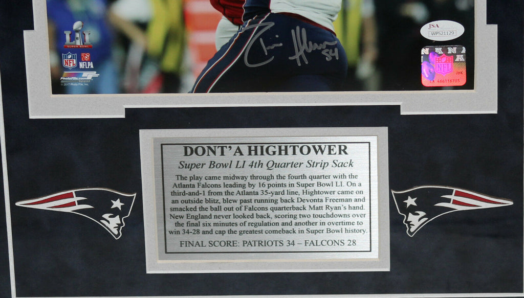 Dont'a Hightower Signed Autographed New England Patriots Football Jers –  Sterling Autographs