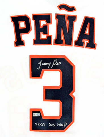 Jeremy Peña Jerseys, Jeremy Peña 2022 World Series MVP Shirts, Apparel,  Gear