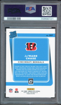 2021 Donruss Optic Rated Rookie Ja'Marr Chase RC On Card PSA 10/10 Auto GEM MINT