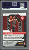 2018 Panini Prizm #78 Trae Young RC Rookie On Card PSA/DNA Auto GEM MINT 10