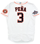 Jeremy Peña Astros Signed 22 WS MVP Inscribed Nike Authentic WS Jersey MLB Pena