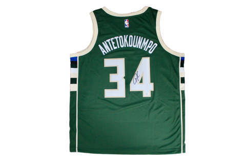 Signed giannis antetokounmpo jersey hotsell