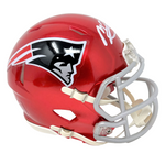 Mac Jones New England Patriots Signed Riddell Flash Mini Helmet BAS Beckett