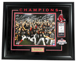 Boston Red Sox 2018 World Champions Team Signed 16x20 Framed Photo MLB/Steiner