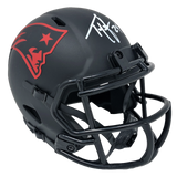 Ty Law New England Patriots Signed Riddell Eclipse Mini Helmet Pats Alumni
