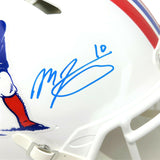 Mac Jones New England Patriots Signed Speed Authentic Throwback Helmet BAS