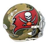Chris Godwin Tampa Bay Buccaneers Signed Authentic Riddell Camo Mini Helmet BAS