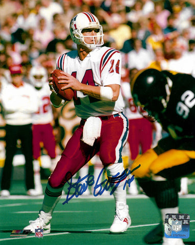 Steve Grogan New England Patriots Signed Autographed 16x20 Photo