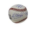 Derek Jeter/Rivera/Wetteland/Brosius Yankees WS MVP Signed Baseball MLB/Steiner