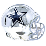 Ezekiel Elliott Dallas Cowboys Signed Speed Authentic Chrome Helmet BAS