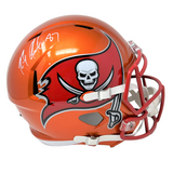 Rob Gronkowski Tampa Bay Buccaneers Signed Speed Replica Flash Helmet JSA