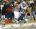 David Givens New England Patriots Signed Autographed AFC Championship 8x10 Photo