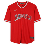 Shohei Ohtani Los Angeles Angels Signed Red Nike Replica Jersey MLB Fanatics