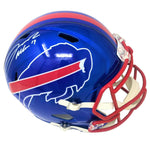 Josh Allen Buffalo Bills Signed Full Size Flash Replica Helmet Beckett BAS