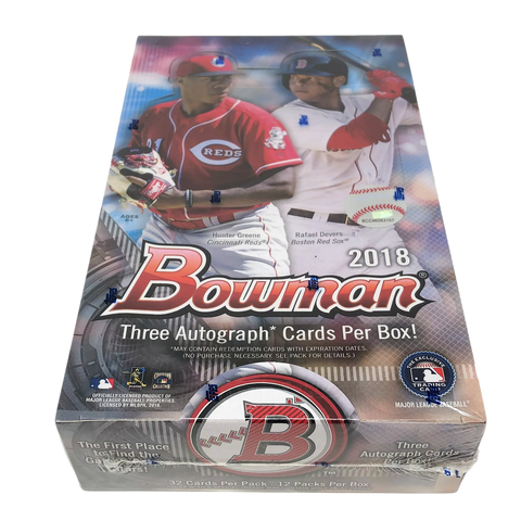 2018 Bowman Jumbo Baseball Factory Sealed Hobby Box w/ 3 Autos Acuna/Ohtani RC?