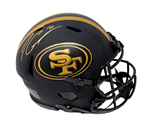Jimmy Garoppolo San Fransisco 49ers Signed Authentic FS Eclipse Helmet Tristar