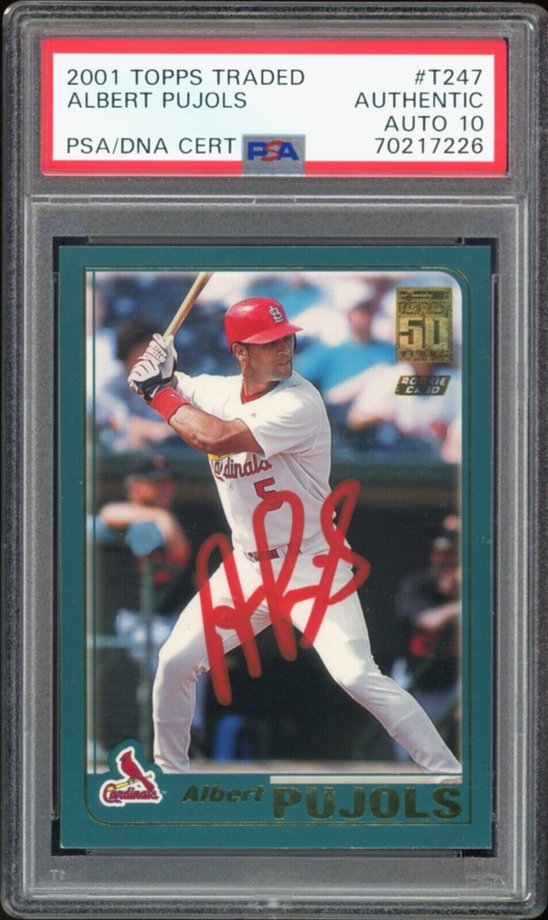 Albert Pujols Rookie Card Topps t247 www.salaberlanga.com