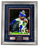 Saquon Barkley New York Giants Signed 16x20 Matted & Framed Photo PANINI LE