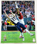 Chris Hogan New England Patriots Signed Autographed SB LI Champs 16x20 Photo JSA