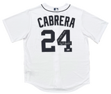 Miguel Cabrera Detroit Tigers Signed 2012 Triple Crown Ins Nike White Jersey BAS