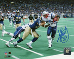 Kevin Faulk New England Patriots Signed 8x10 Photo vs RAMS Patriots Alumni