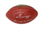 Troy Brown New England Patriots Signed Authentic SB 39 3X Champ Ins Football JSA