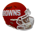Baker Mayfield Cleveland Browns Signed Mini AMP Speed Helmet BAS Beckett