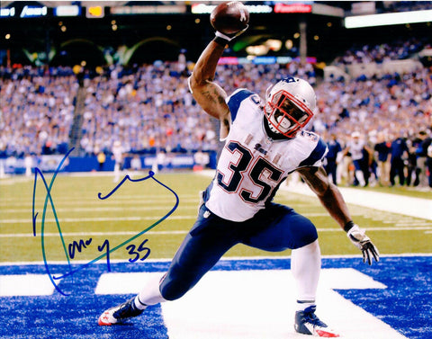 Jonas Gray New England Patriots Signed Autographed Touchdown 8x10 Photo