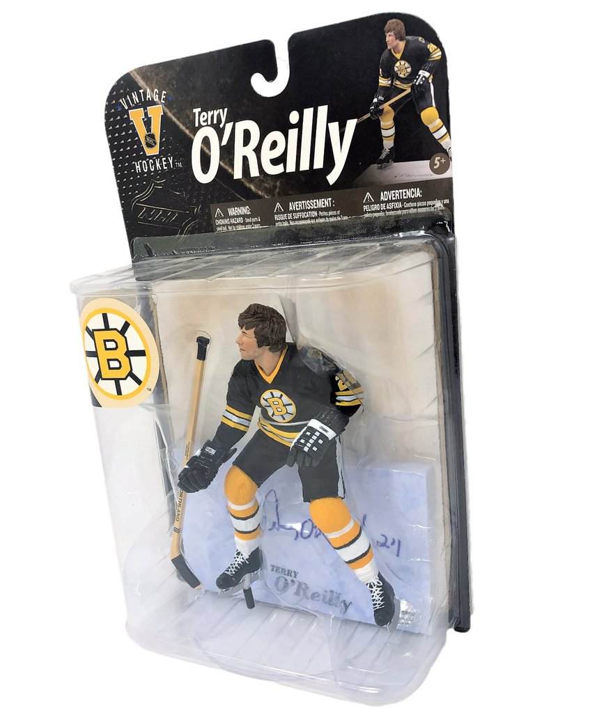 Terry O'Reilly Boston Signed McFarlane NHL Legends Series 8 Action