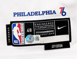 James Harden 76ers Signed Authentic Nike White City Edition Swingman Jersey BAS