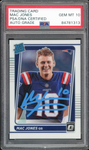 2021 Donruss Optic Variation Rated Rookie Mac Jones RC PSA/DNA Auto GEM MINT 10