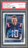 2021 Donruss Optic Variation Rated Rookie Mac Jones RC PSA/DNA Auto GEM MINT 10