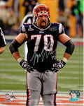 Logan Mankins New England Patriots Signed Autographed 8x10 Photo Super Bowl XLVI