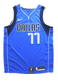 Luka Doncic Dallas Mavericks Signed Blue Nike Swingman NBA Jersey FANATICS