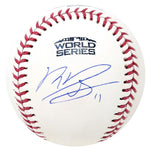 Rafael Devers Boston Red Sox Signed 2018 World Series Official MLB Baseball JSA