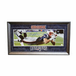 Rob Gronkowski New England Patriots Signed Autographed Panoramic Photo Framed
