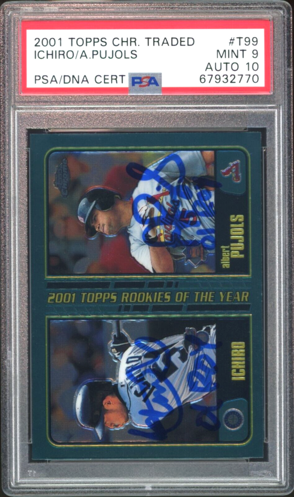 Ichiro Suzuki / Albert Pujols 2001 Topps Traded #T99 ROY