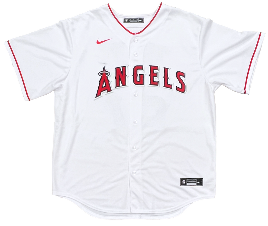 MIKE TROUT Autographed Los Angeles Angels Nike Authentic White
