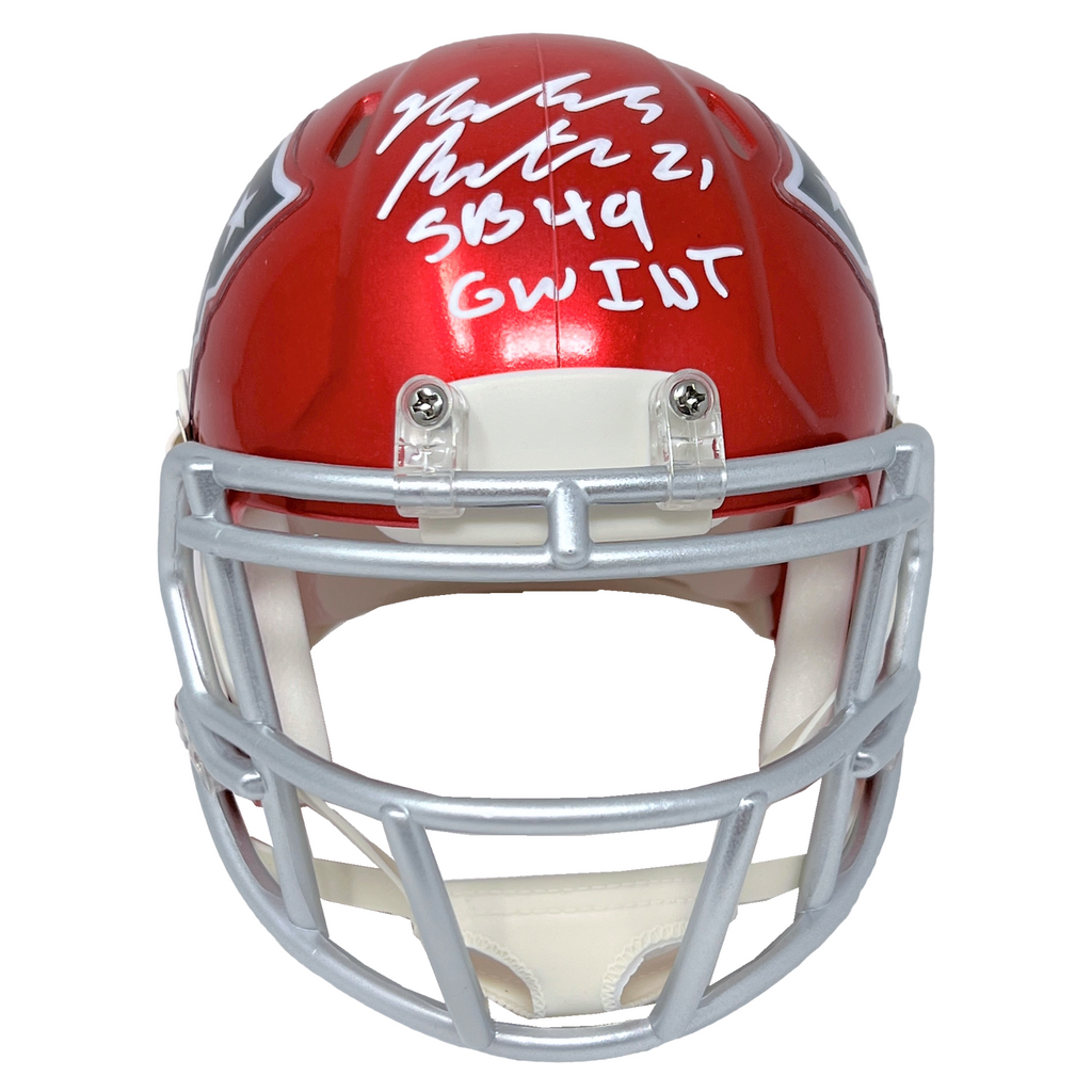 butler football helmet Malcolm Butler New England Patriots Signed SB 49 GW INT Flash Mini Hel – Diamond Legends Online