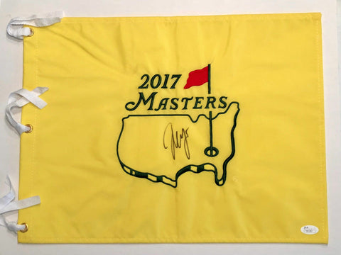 Sergio Garcia Signed Autographed 2017 Masters Flag JSA