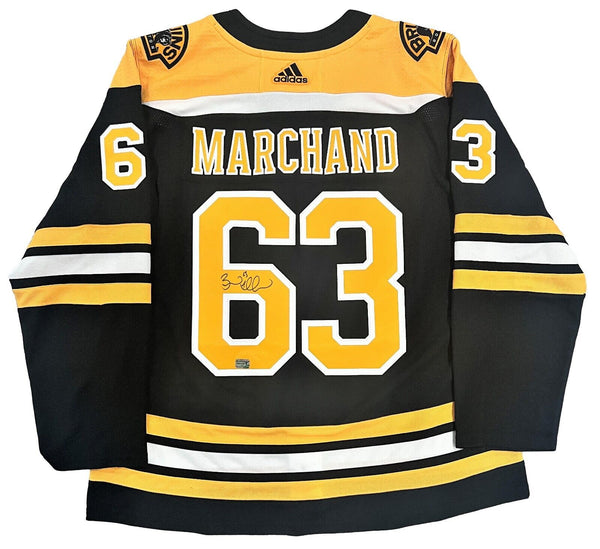 Brad Marchand Boston Bruins Signed Authentic Adidas Home Jersey Marcha –  Diamond Legends Online