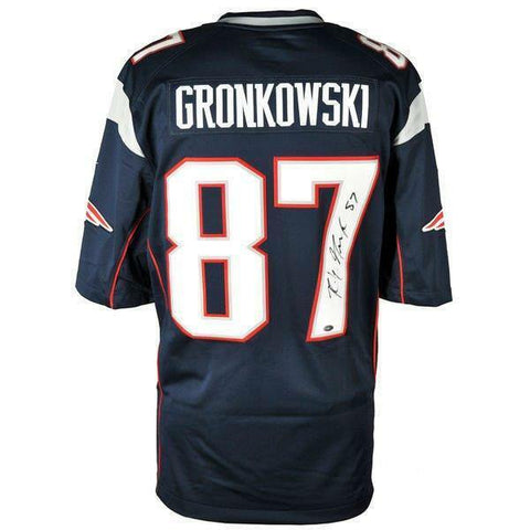 Rob Gronkowski New England Patriots Signed Autographed Nike Limited Jersey JSA