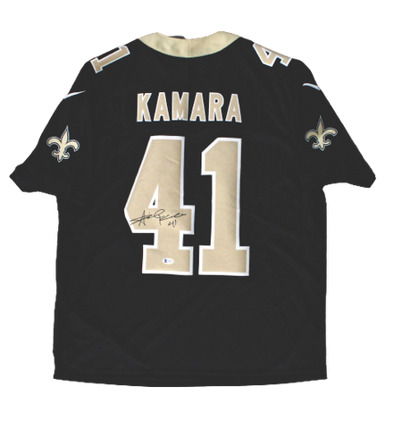 Alvin Kamara New Orleans Saints Signed Authentic Nike Limited Black Jersey BAS