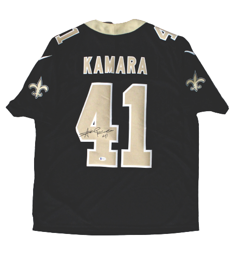 Alvin Kamara New Orleans Saints Signed Authentic Nike Limited Black Jersey  BAS