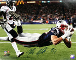 Rob Gronkowski New England Patriots Signed Autographed Catch 16x20 Photo JSA
