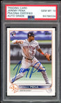 2022 Topps Update #US253 Jeremy Peña RC Rookie On Card PSA/DNA Auto GEM MINT 10